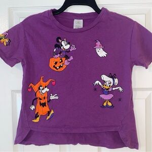 Disney Purple Halloween Character Tee